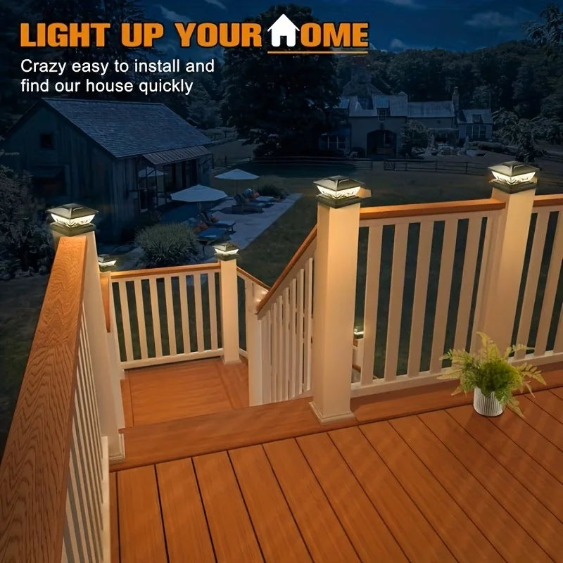 KPSTEK Solar Outdoor Waterproof LED Villa Gate Fence Light