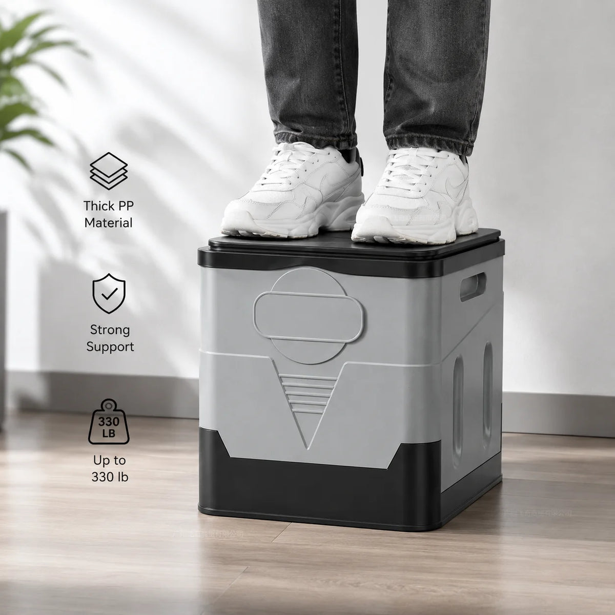 Multi Use Foldable Car Camping Toilet With Lid Compact Potty
