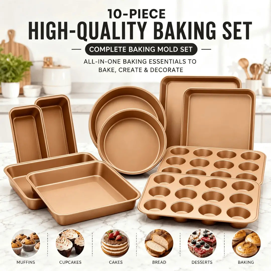 Professional Nonstick Carbon Steel Baking Pan Set For Home Use