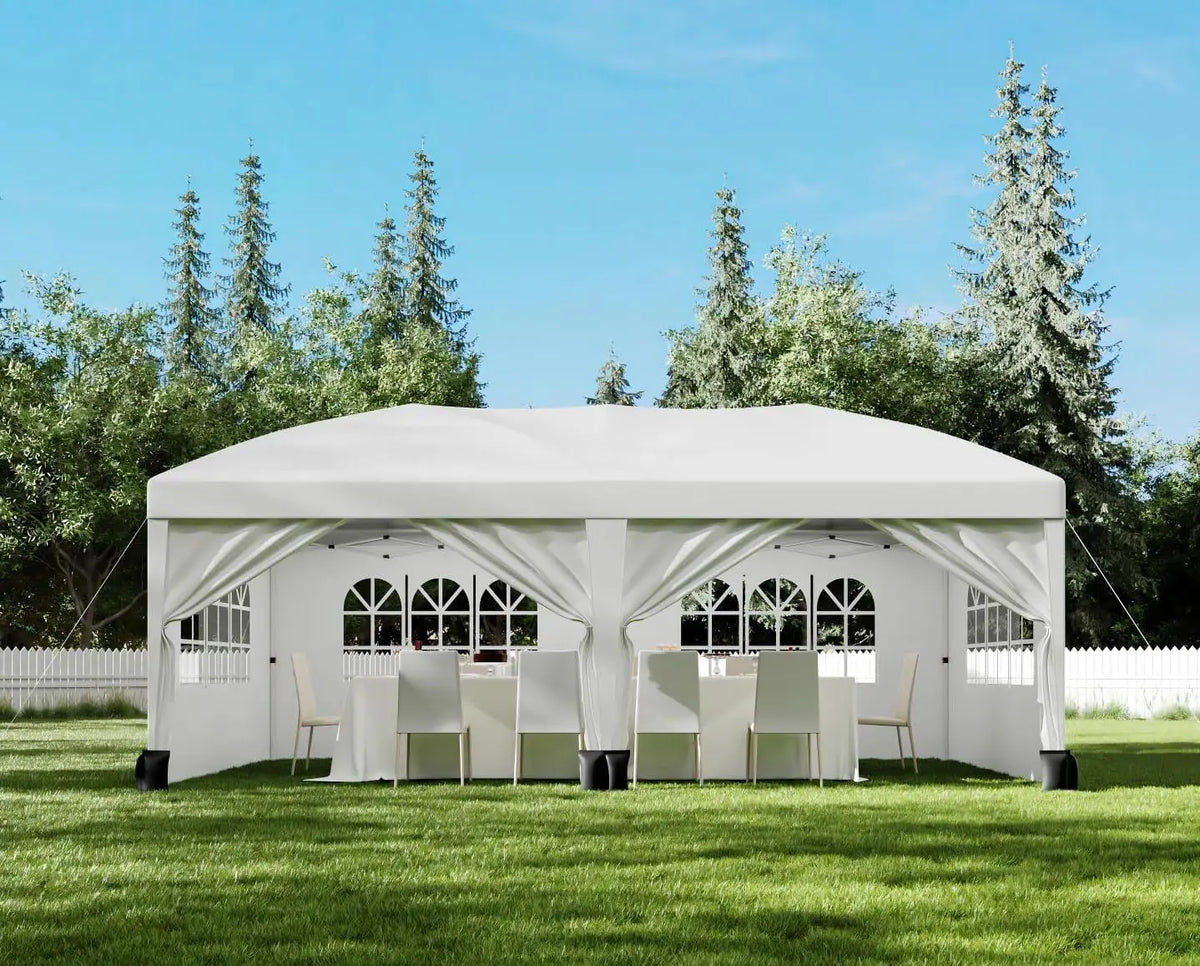 Sunvasagoo Heavy Duty Pop Up Canopy Tent For Outdoor Events