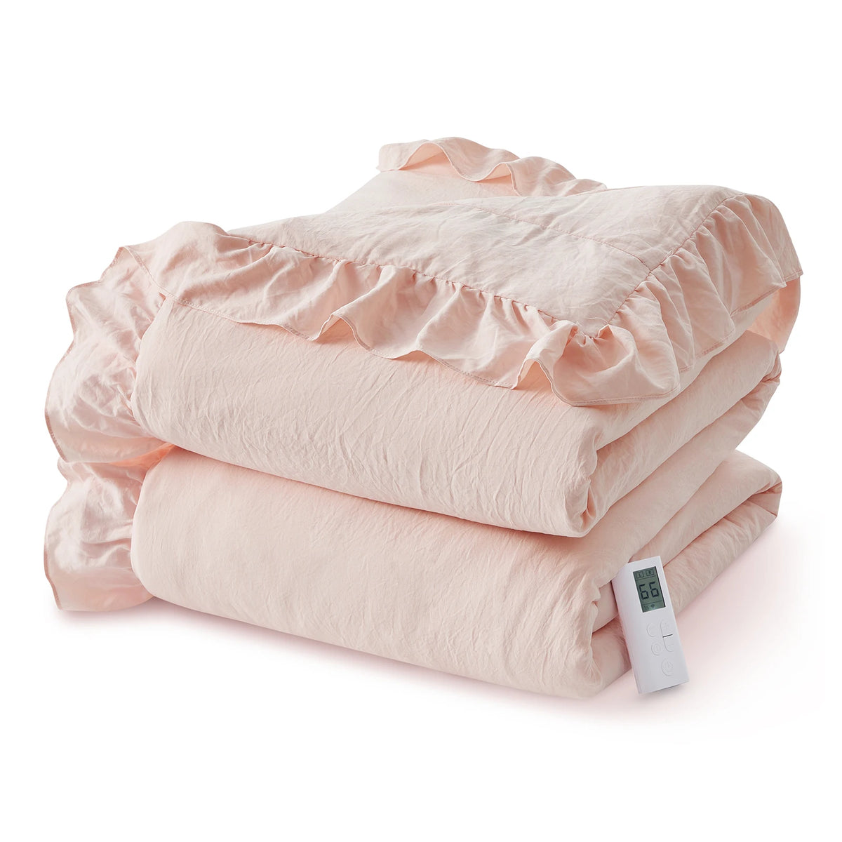 Cotton Heated Comforter With Wireless Lcd Controller And Timer