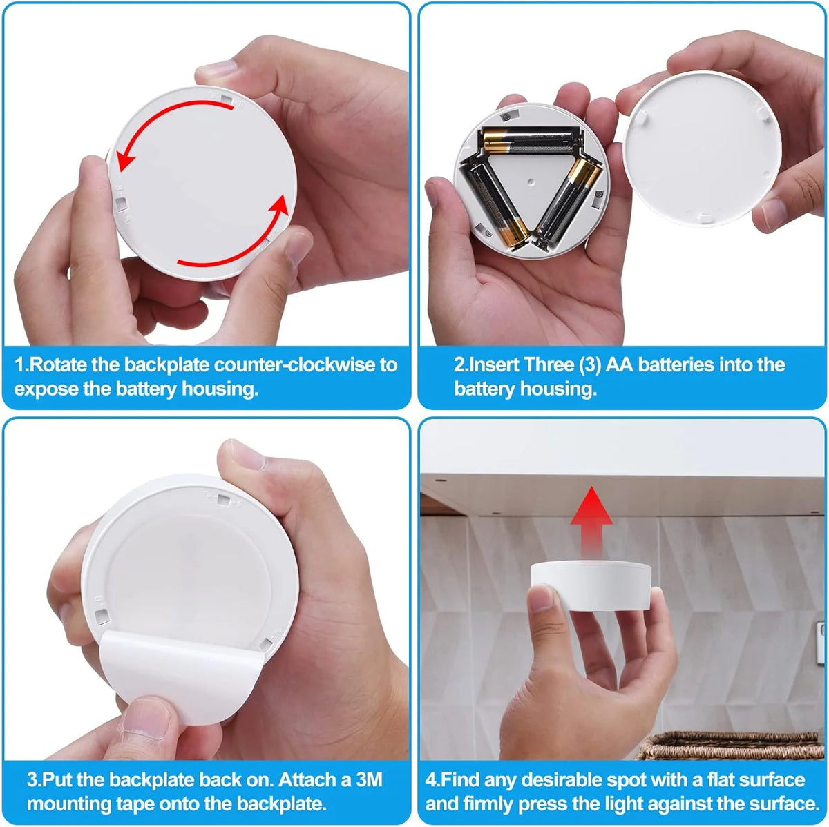 Dumiloo Rechargeable Magnetic Picture Light With Remote Control