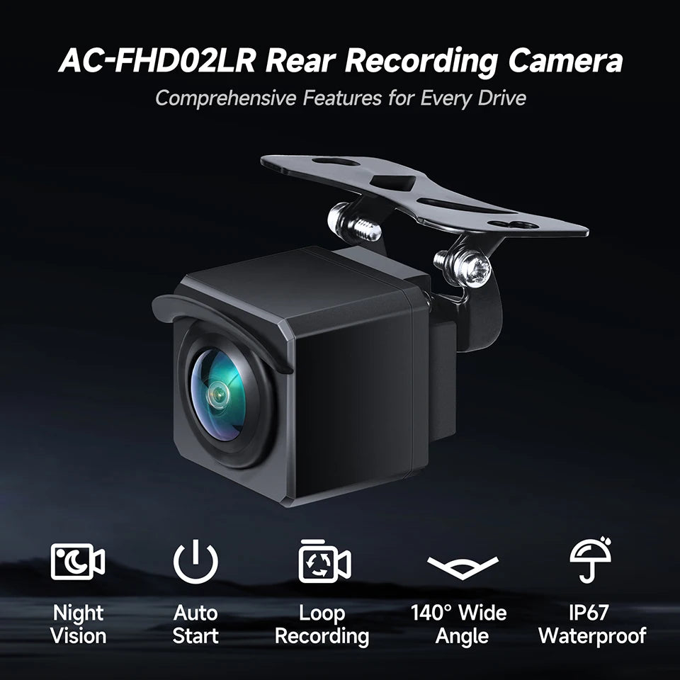 ATOTO FHD02LR 1080P Backup Camera With WDR Night Vision