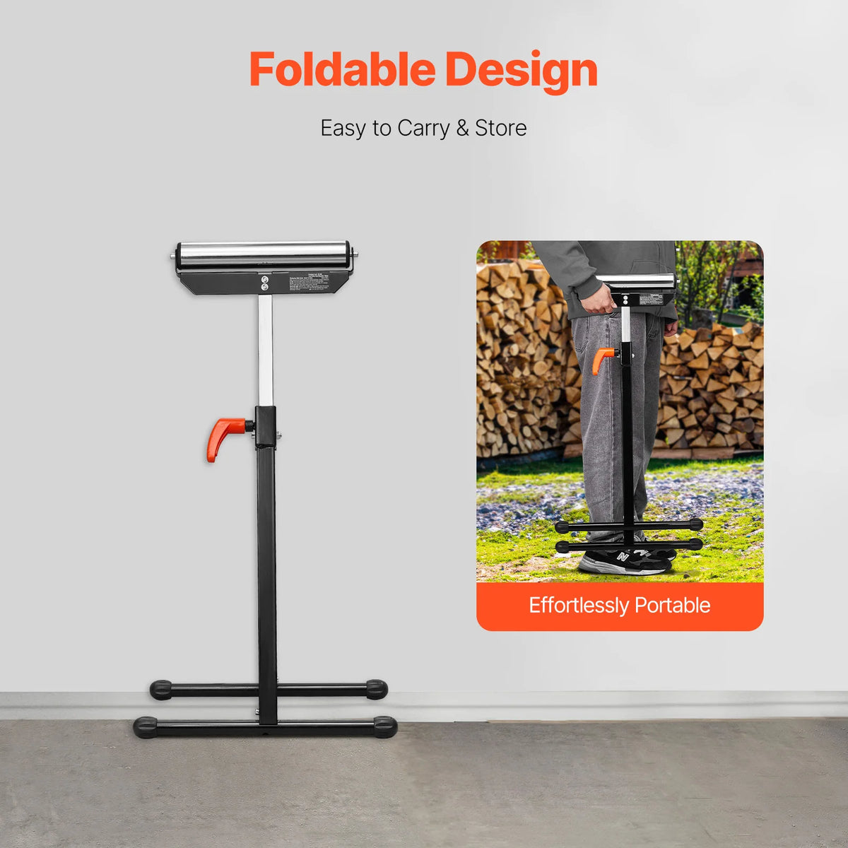 Succebuy Adjustable Steel Roller Stand For Woodworking Extension Support
