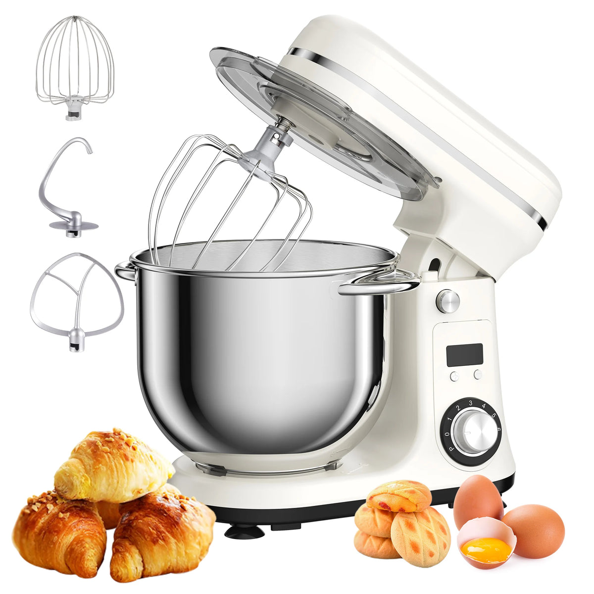 Biolomix Six Speed Quiet Motor Kitchen Stand Mixer