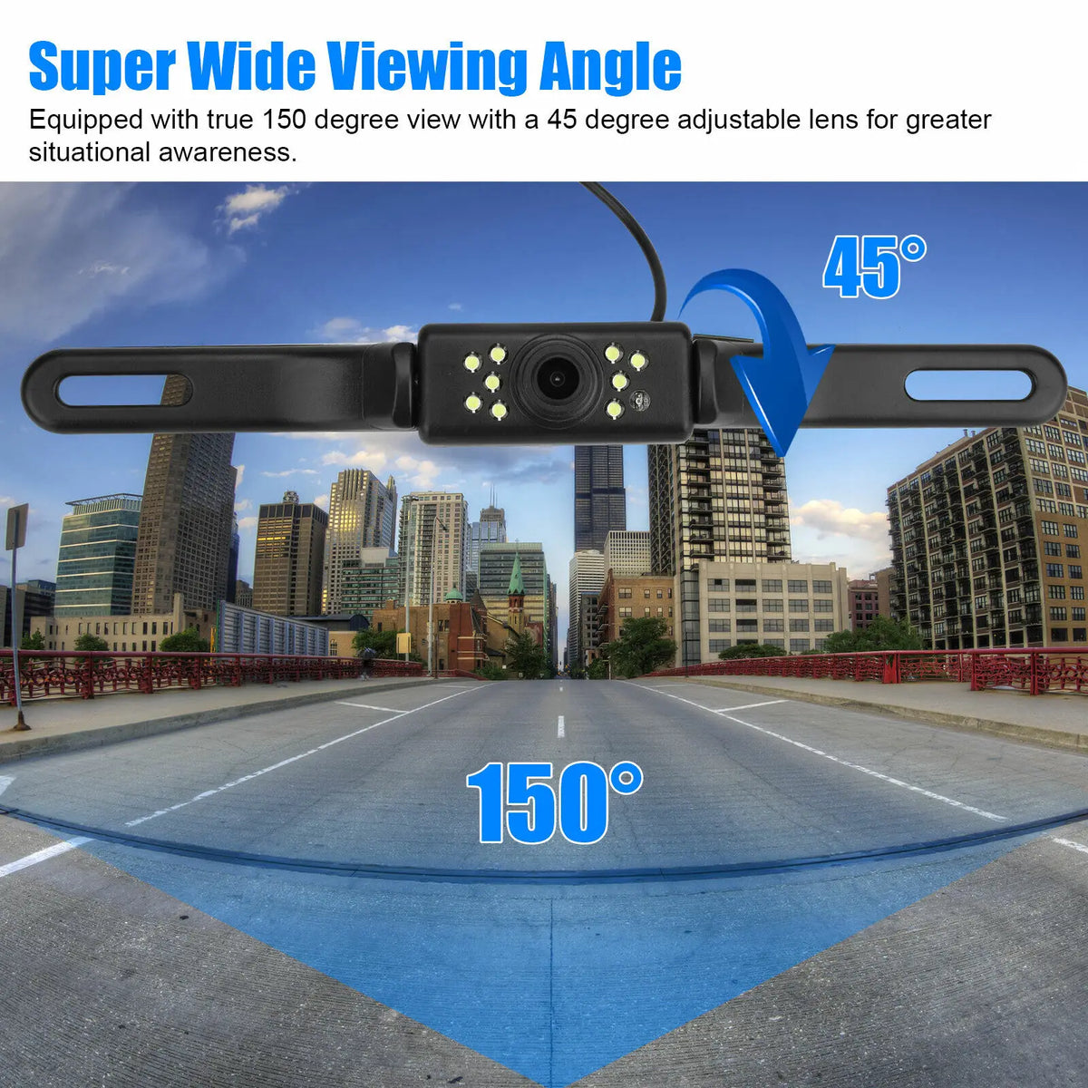 iPoster Car Rear View Monitor Night Vision Backup Camera