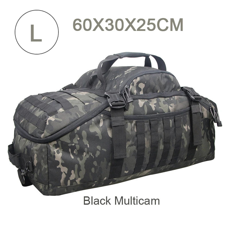 LQARMY Molle Tactical Hiking Camping Travel Backpack