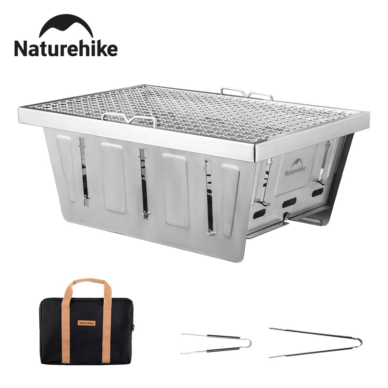 Naturehike Portable Folding Charcoal Grill for Igt Table Outdoor BBQ