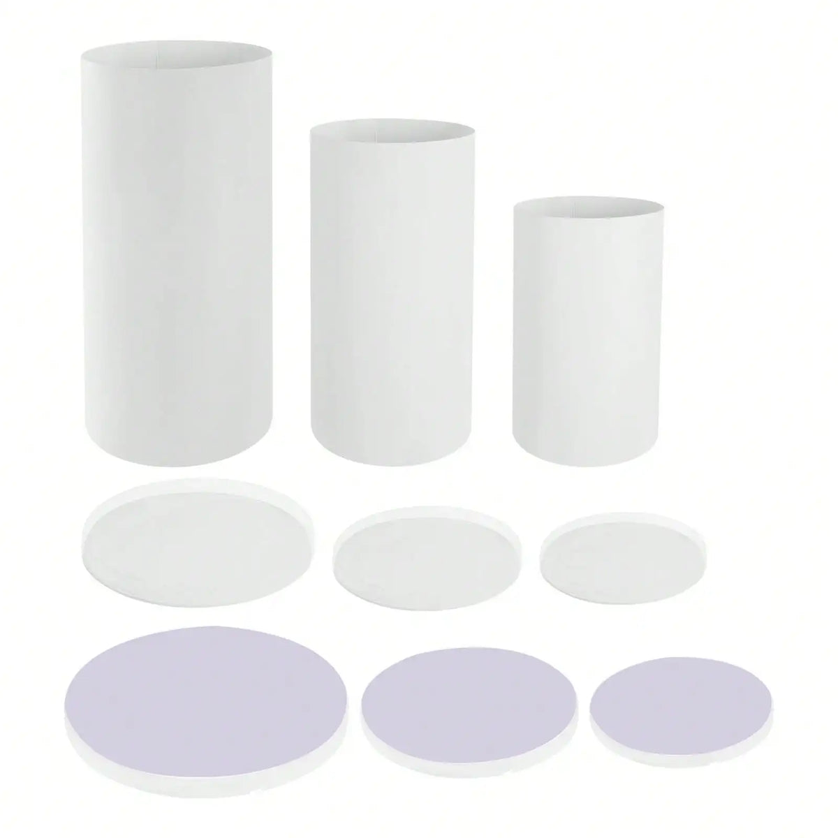 Premium Cylinder Pedestal Display Stands For Wedding Decorations