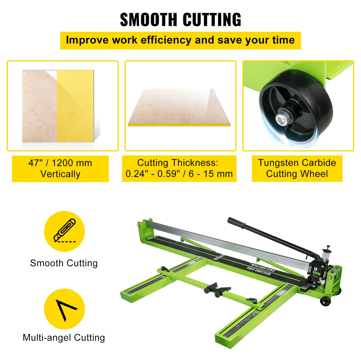 Professional Manual Tile Cutter With Infrared Laser For Ceramic Floors