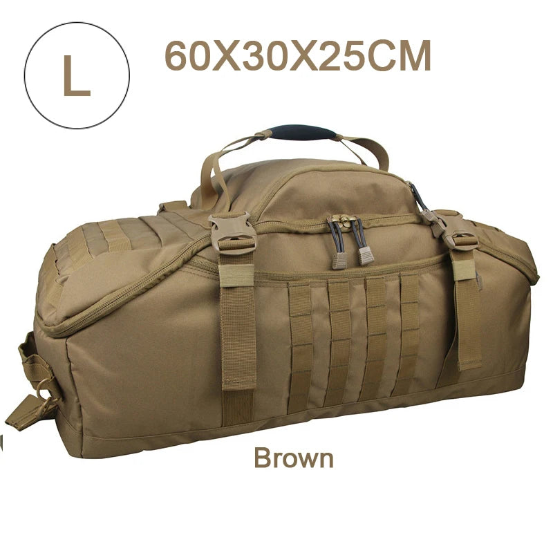 LQARMY Molle Tactical Hiking Camping Travel Backpack