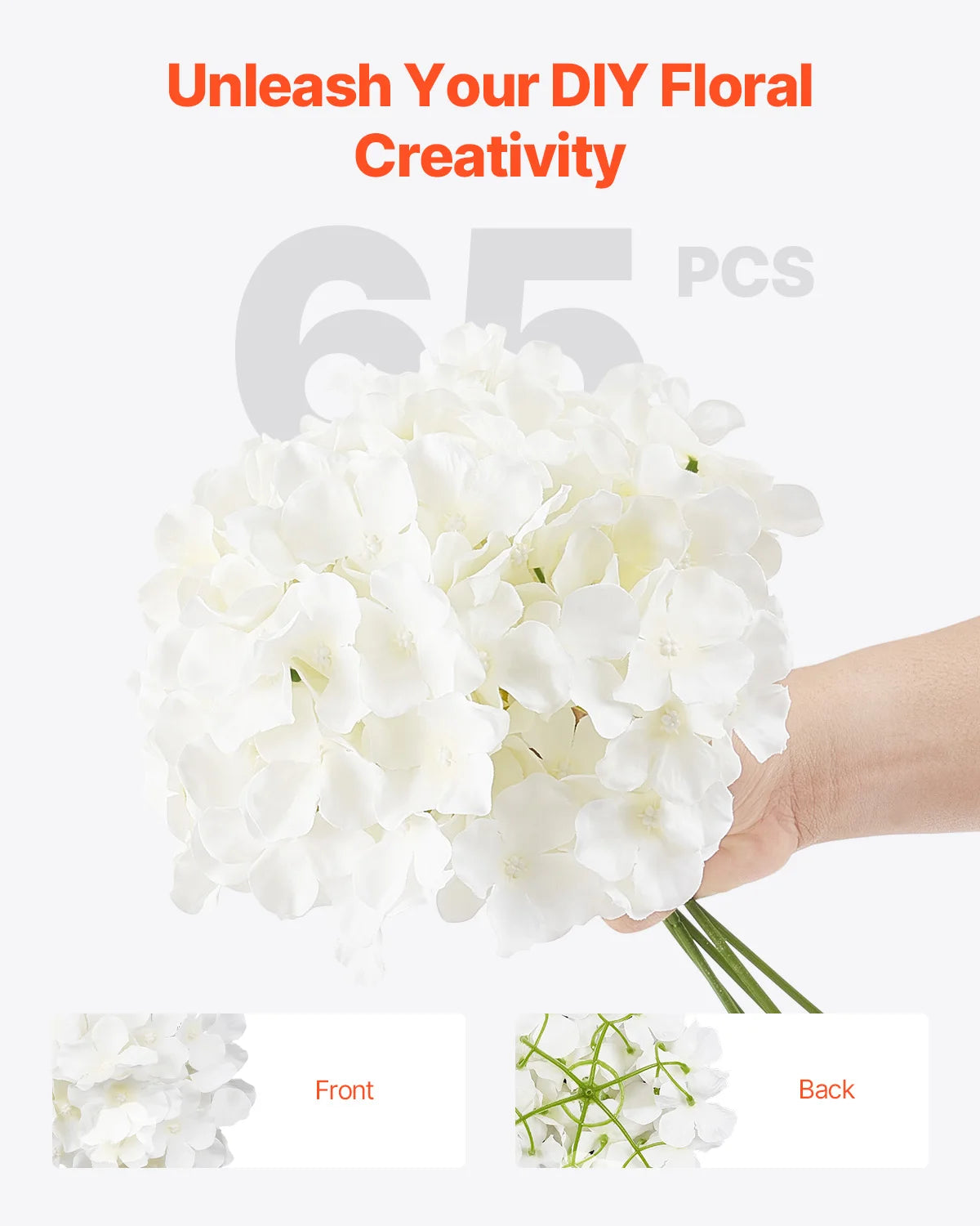 Artificial Silk Hydrangea Flower Bundles For Wedding Centerpieces