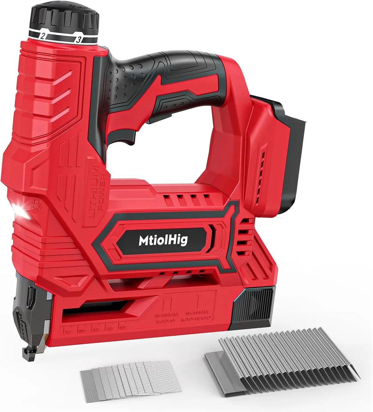 SHXI Cordless Brad Nailer And Staple Gun For Woodworking