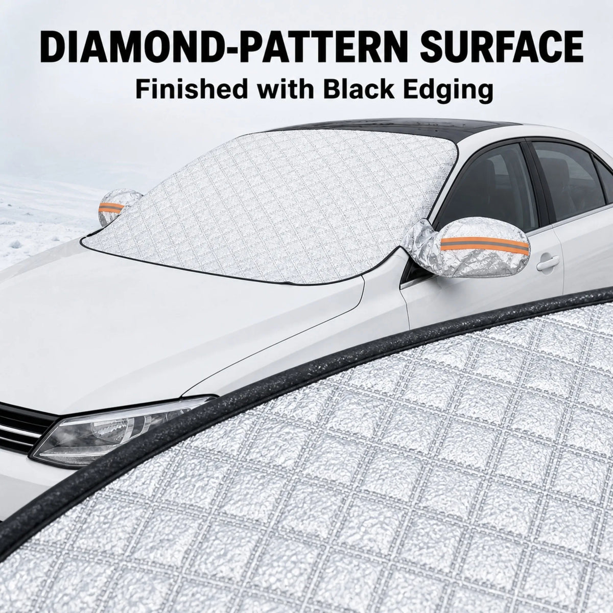 LCARS Car Windshield Snow Cover With Side Mirror Covers