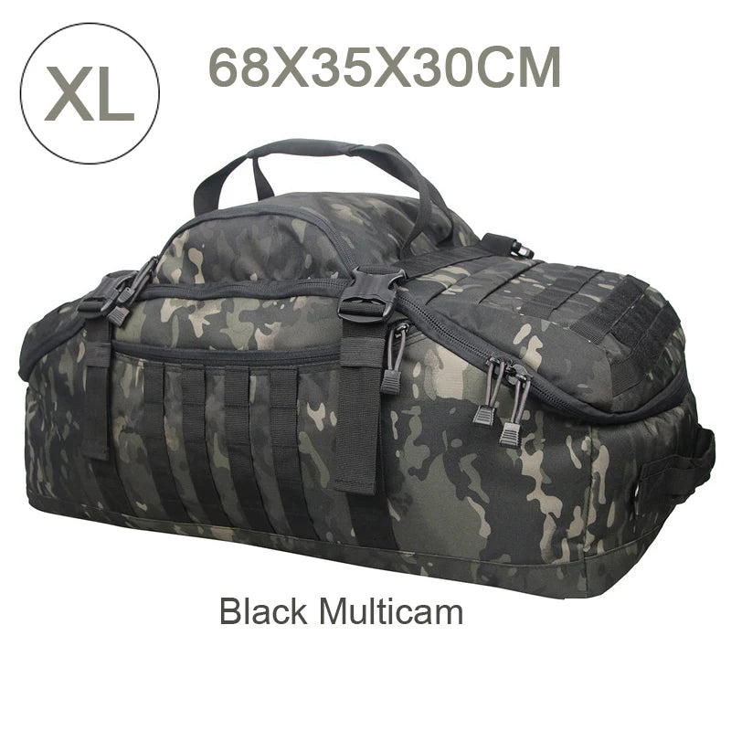 LQARMY Molle Tactical Hiking Camping Travel Backpack