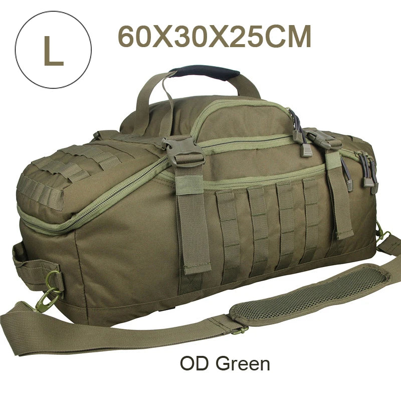 LQARMY Molle Tactical Hiking Camping Travel Backpack