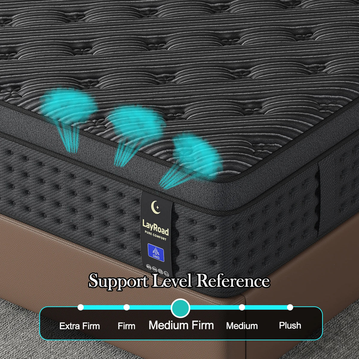 Premium Memory Foam And Pocket Spring Mattress For Pressure Relief