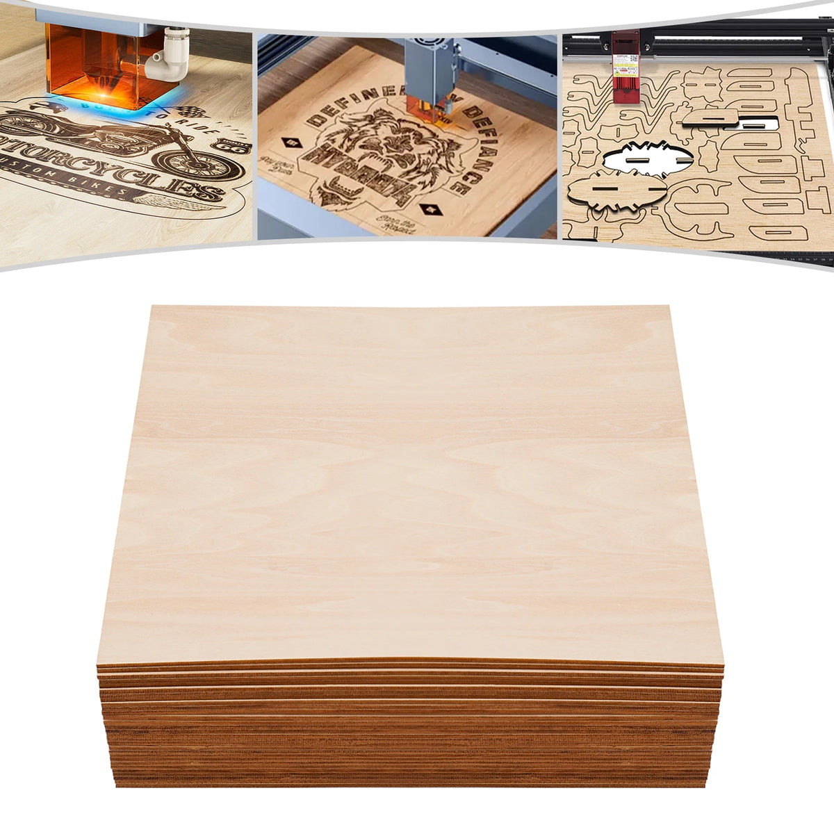 30 Pcs Basswood Sheets For DIY Laser Engraving Project Boards