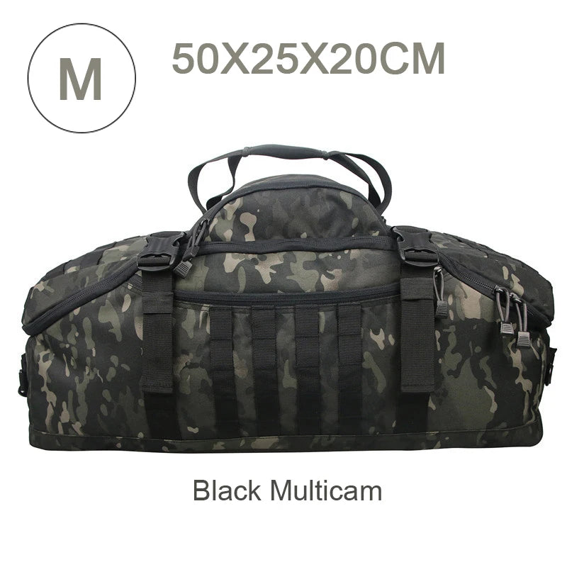 LQARMY Molle Tactical Hiking Camping Travel Backpack