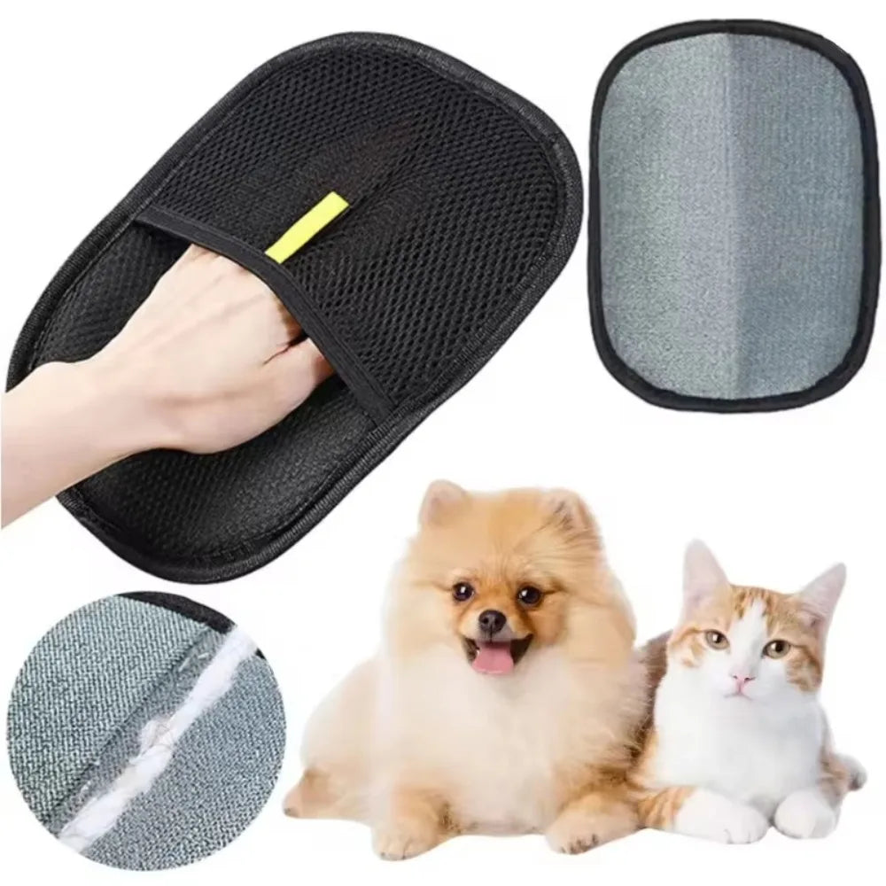 Professional Pet Grooming Deshedding Gloves Hair Remover For Pets
