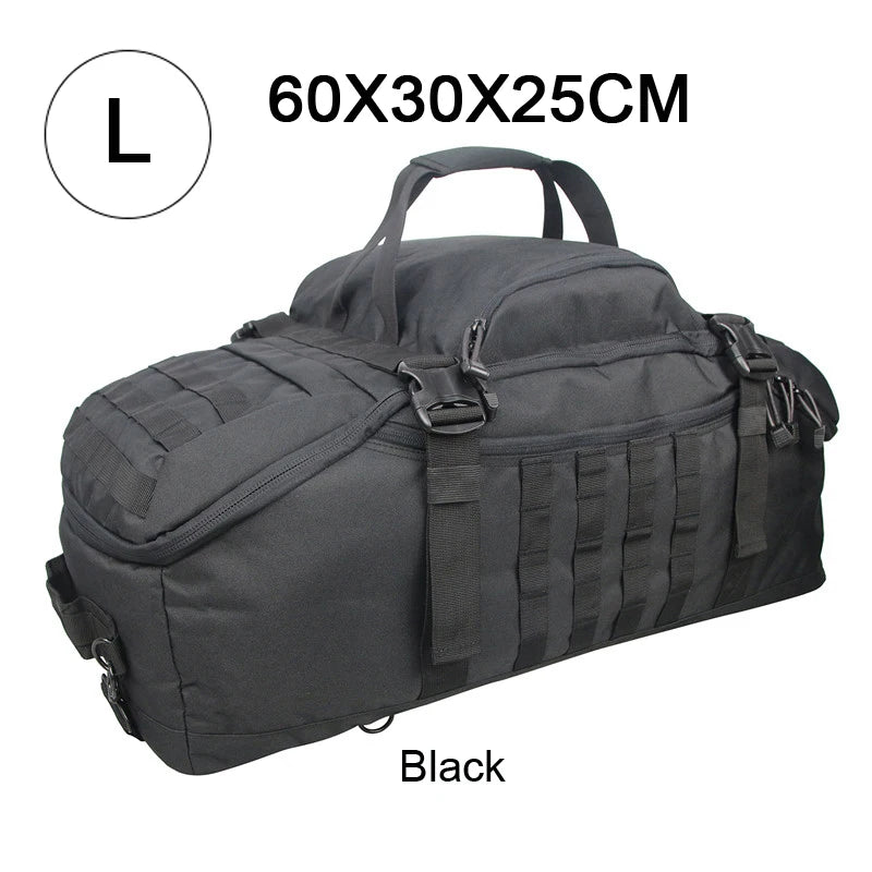 LQARMY Molle Tactical Hiking Camping Travel Backpack