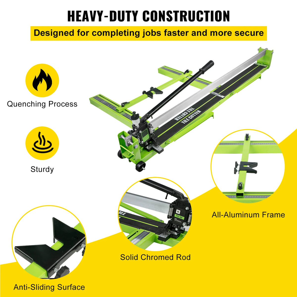 Professional Manual Tile Cutter With Infrared Laser For Ceramic Floors