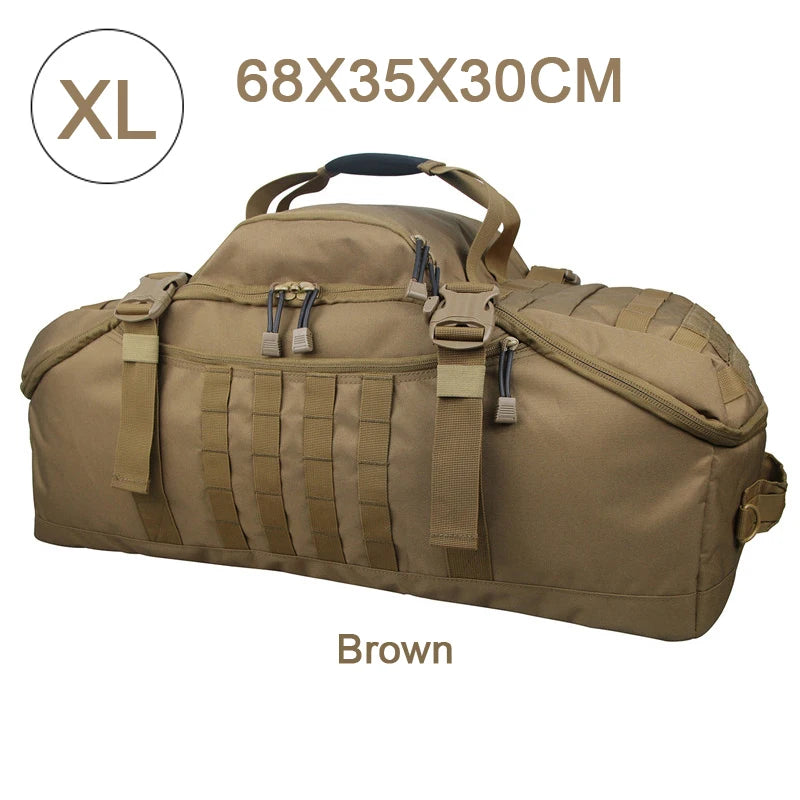 LQARMY Molle Tactical Hiking Camping Travel Backpack