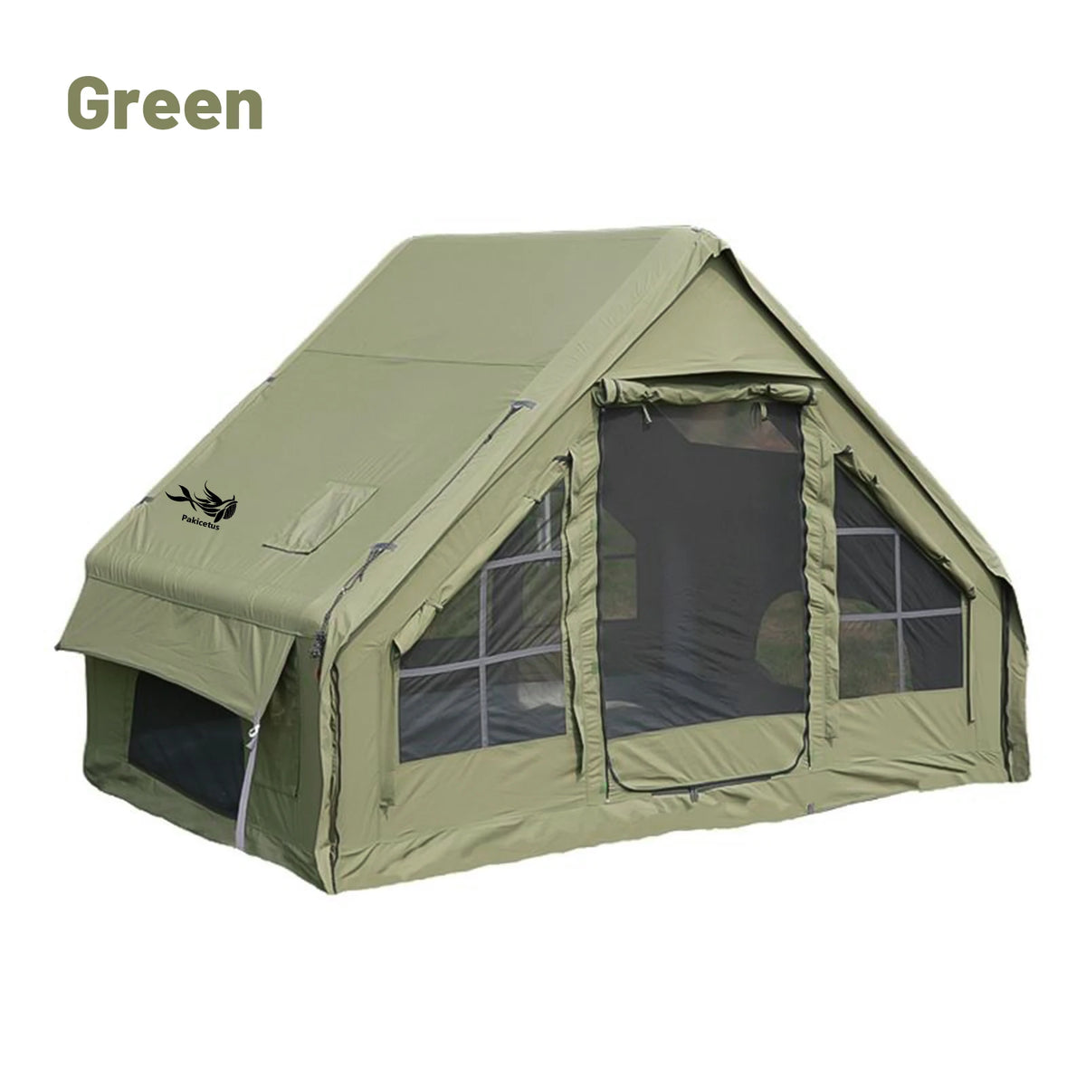 Pakicetus Inflatable Camping Tent With Roof Window And Carry Bag