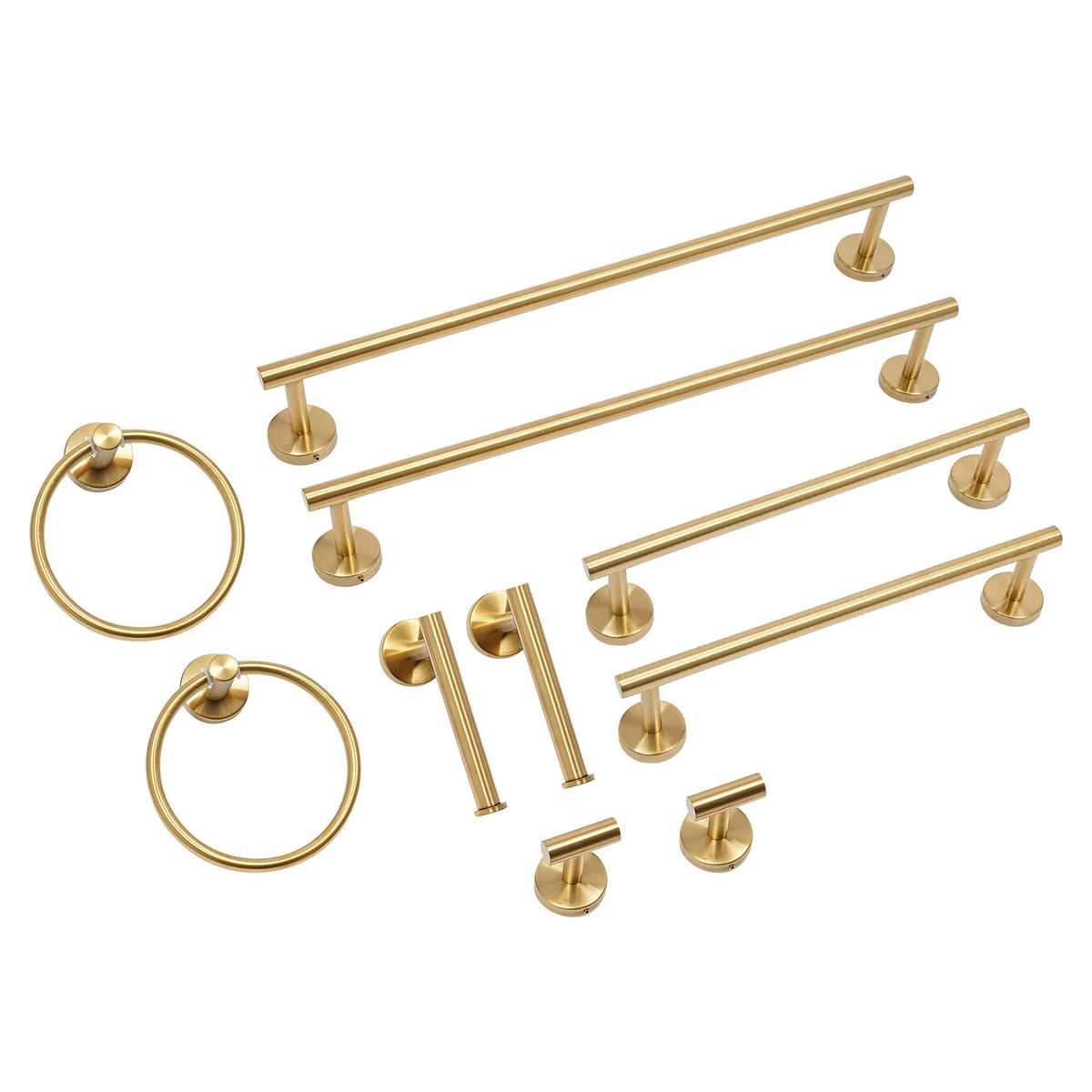 Electroplated Stainless Steel Wall Mount Bathroom Hardware Set