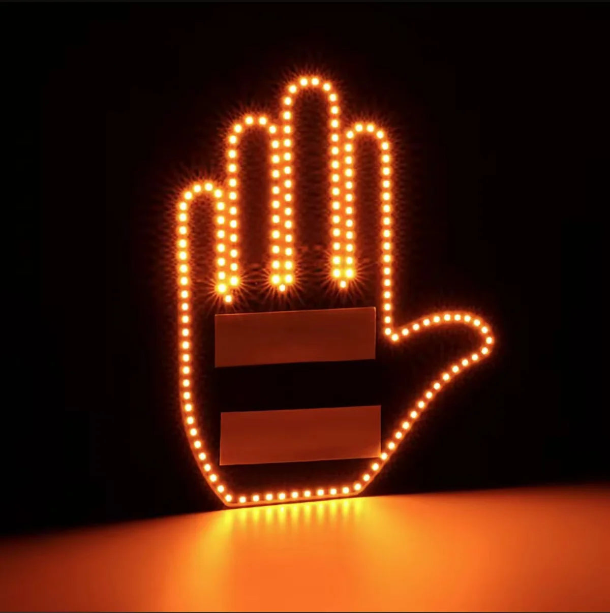 Remote Controlled LED Hand Gesture Lamp For Vehicles