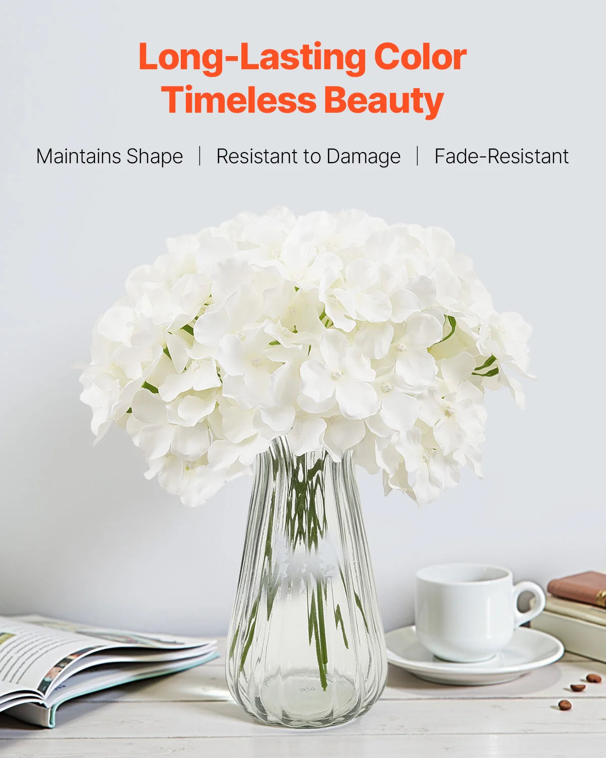 Artificial Silk Hydrangea Flower Bundles For Wedding Centerpieces