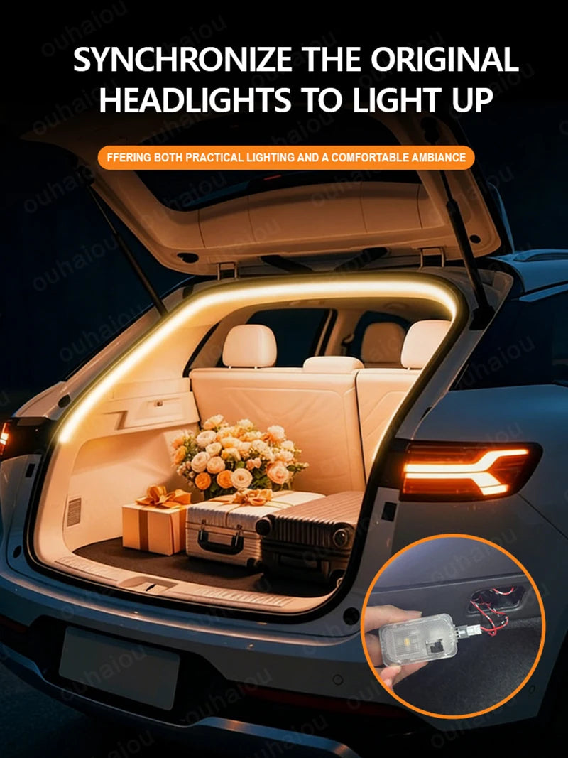 Professional Led Trunk Ambient Lighting For Toyota Rav4