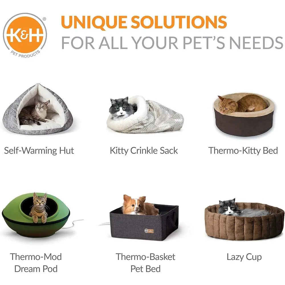 Handwoven Knitted Round Pet Bed For Cats And Kittens