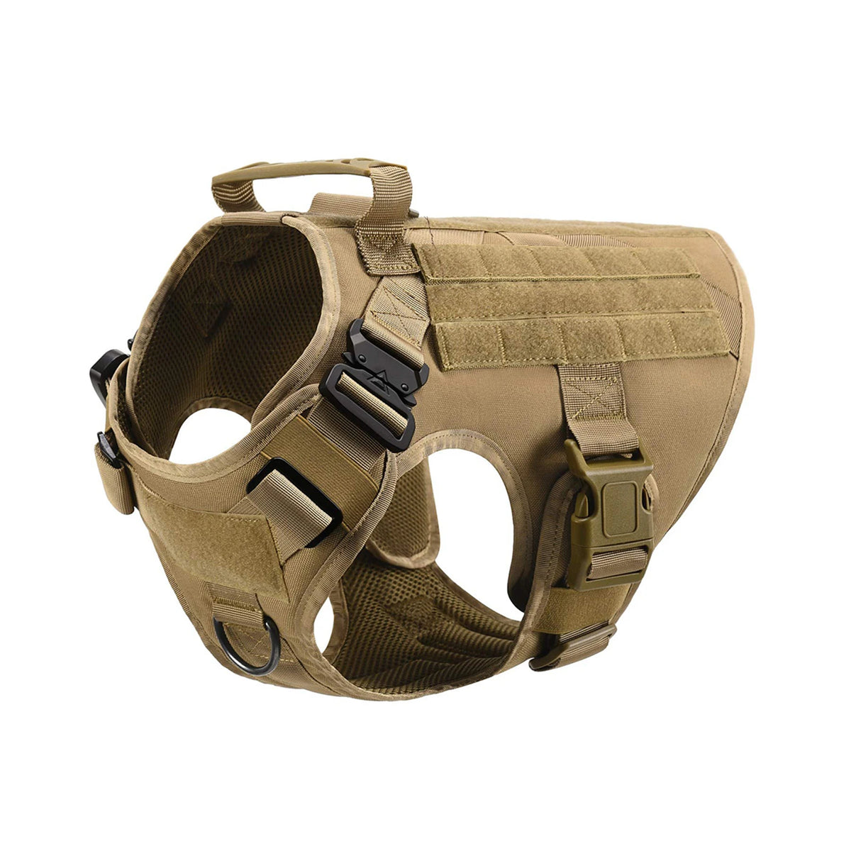 Petavel Tactical Dog Harness With Padded Molle Pouches