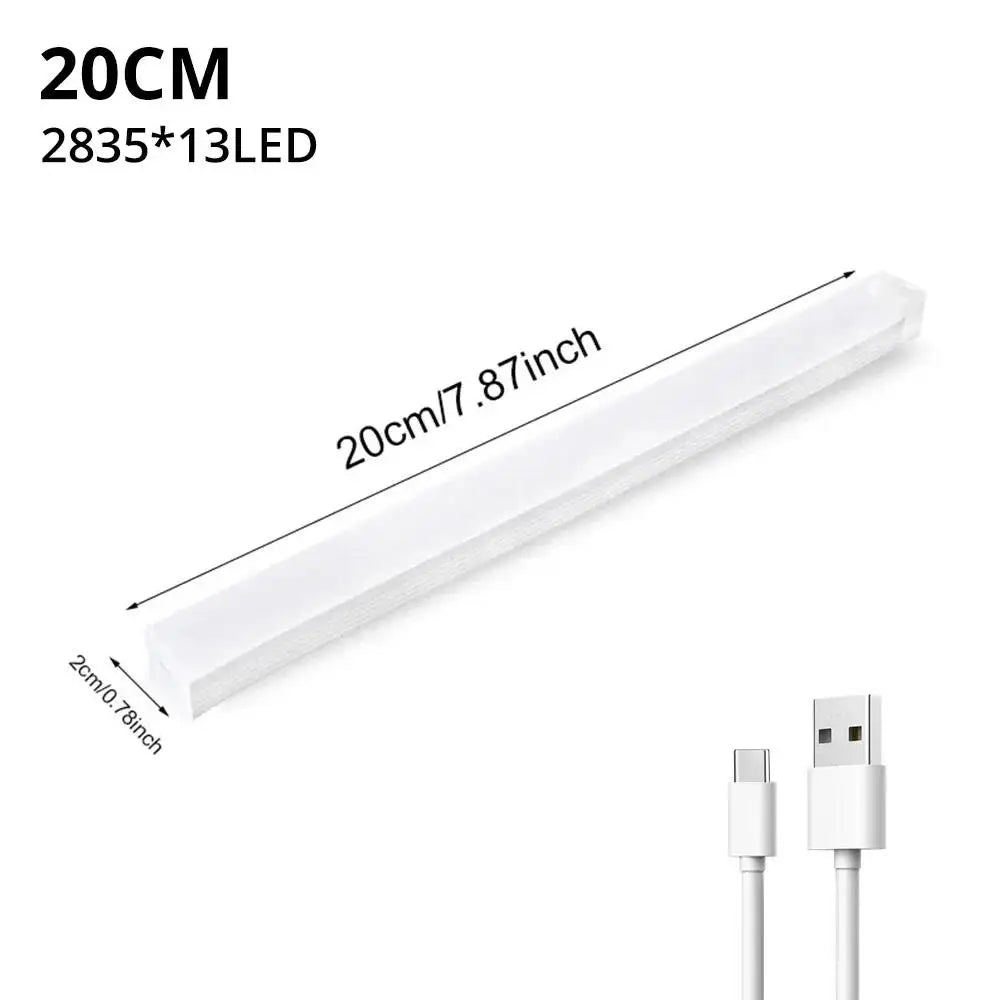 Wireless LED Motion Sensor Magnetic Rechargeable Night Light Bar