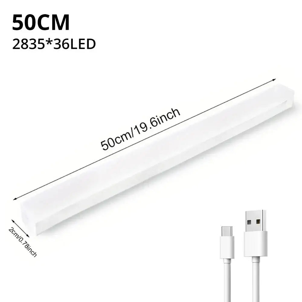 Wireless LED Motion Sensor Magnetic Rechargeable Night Light Bar