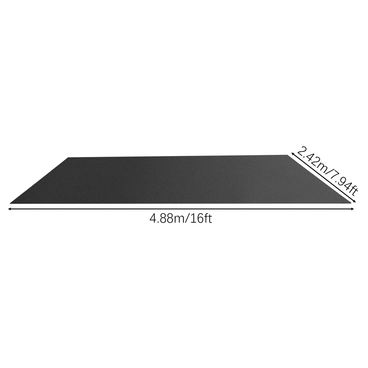 Absorbent Non Slip Garage Floor Parking Protection Mat