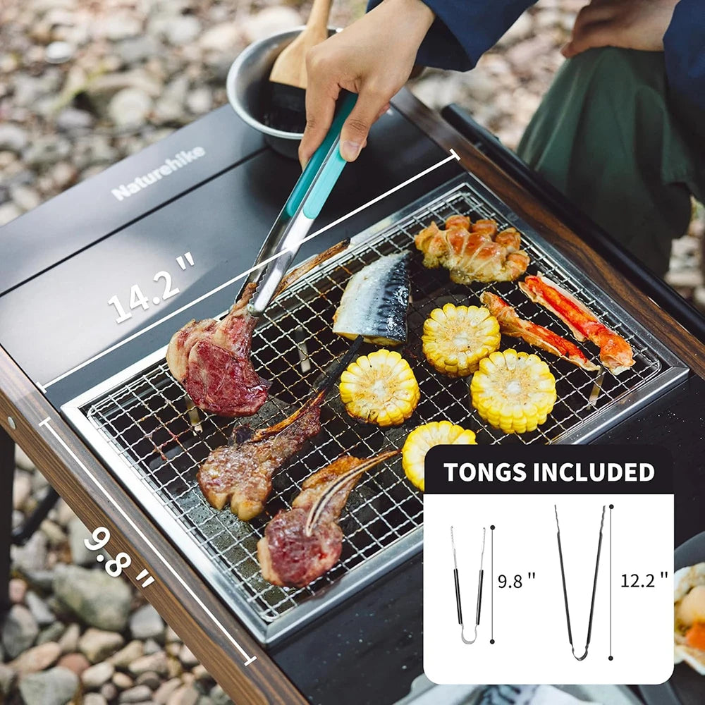 Naturehike Portable Folding Charcoal Grill for Igt Table Outdoor BBQ