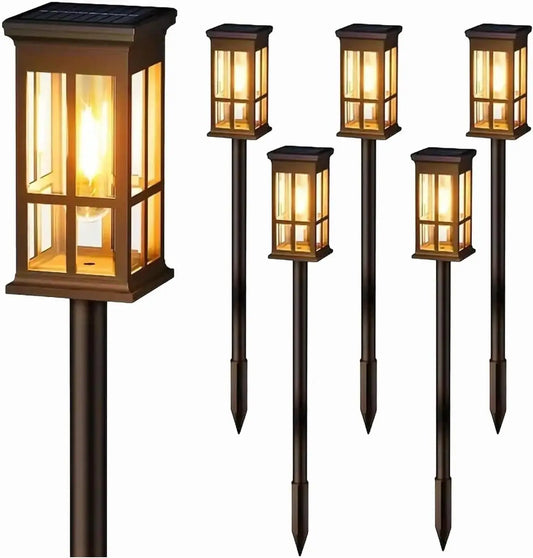 LED Solar Pathway Lights Waterproof For Garden Yard Patio