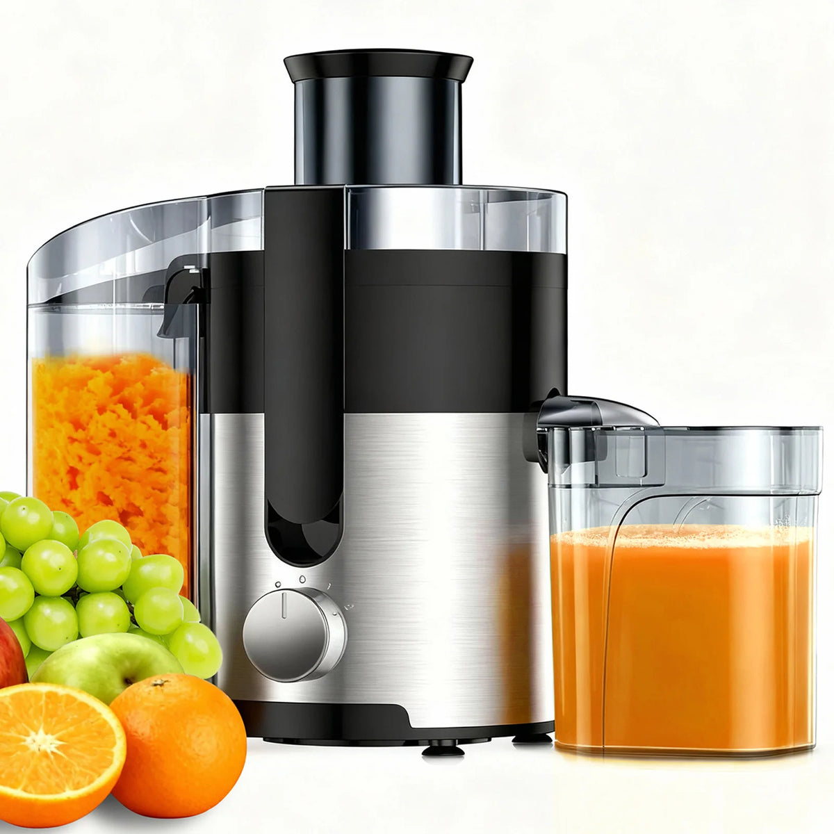 Professional High Speed Automatic Juicer With Stainless Steel Blades