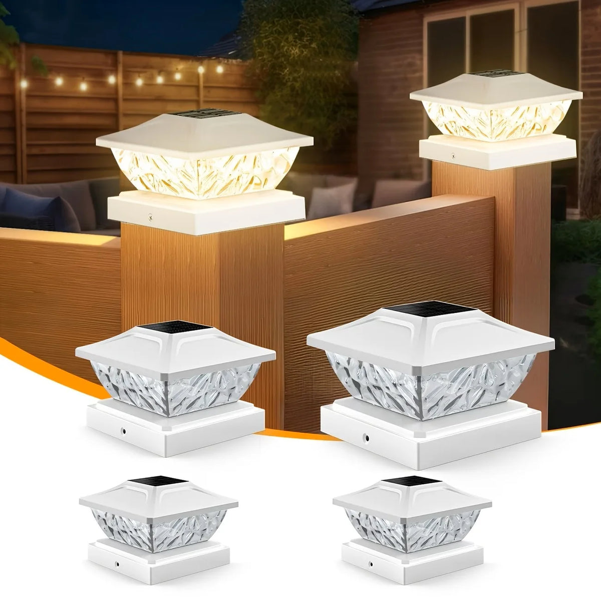 KPSTEK Solar Outdoor Waterproof LED Villa Gate Fence Light
