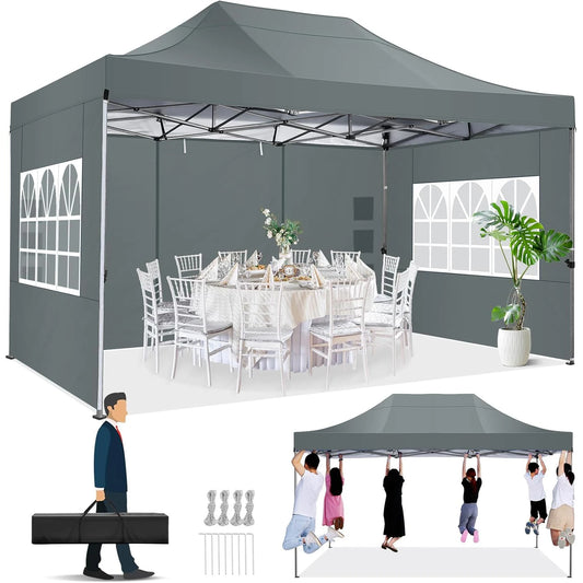 Commercial Heavy Duty Pop Up Canopy Tent With Carry Bag