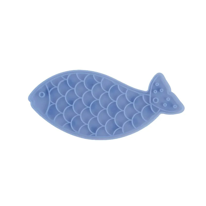 Silicone Feline Treat Dispensing Lick Mat For Calm Feeding