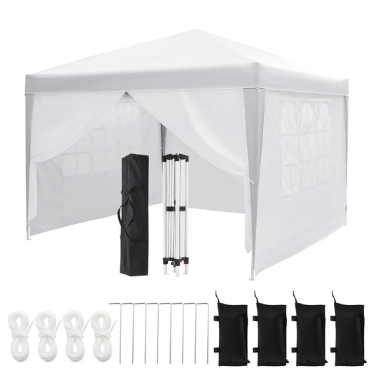 Sunvasagoo Heavy Duty Pop Up Canopy Tent For Outdoor Events