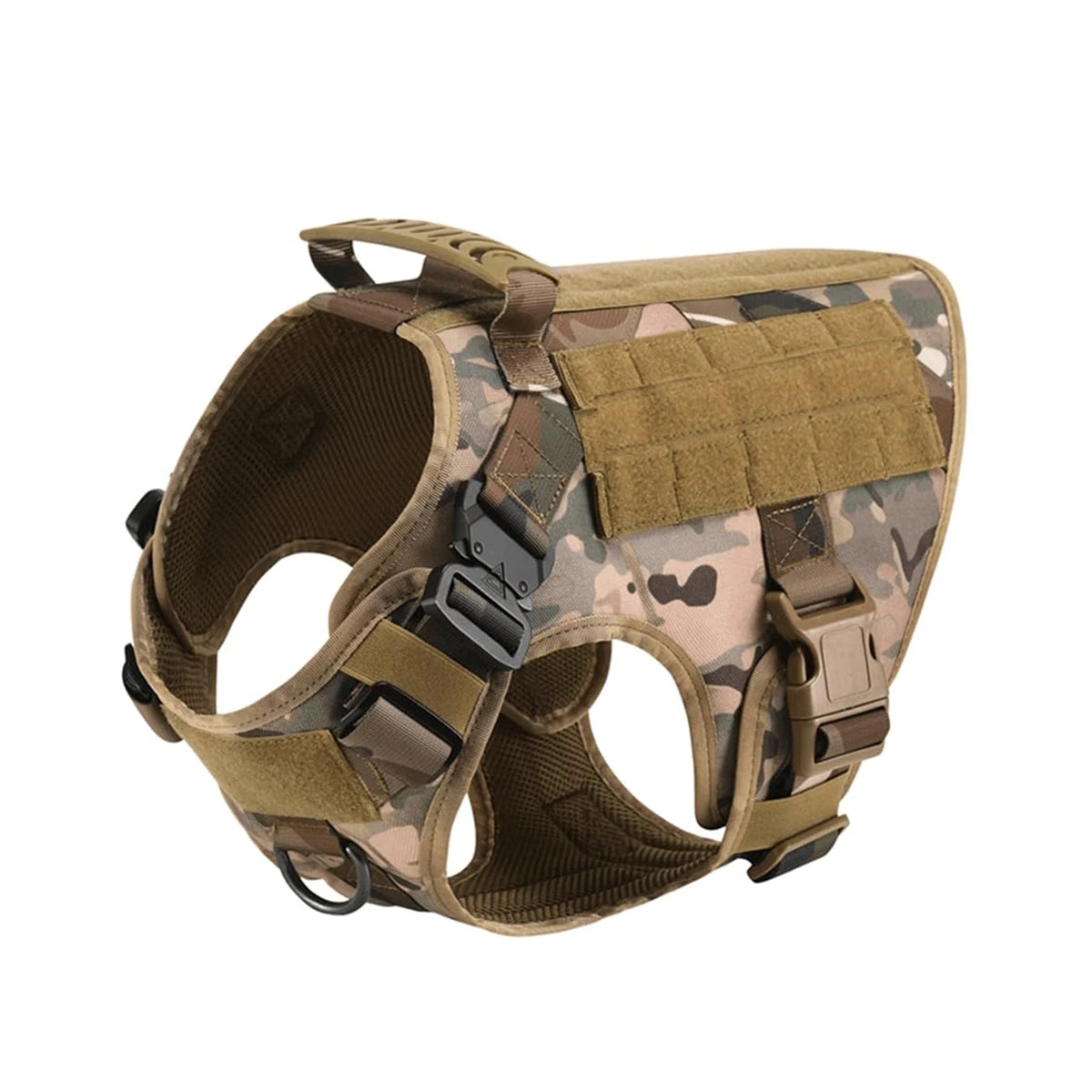 Petavel Tactical Dog Harness With Padded Molle Pouches