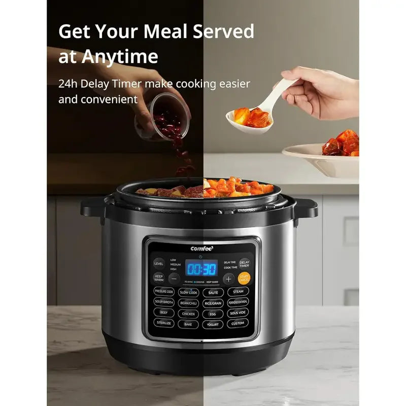 Comfee 16 Function Electric Pressure Multi Cooker Appliance