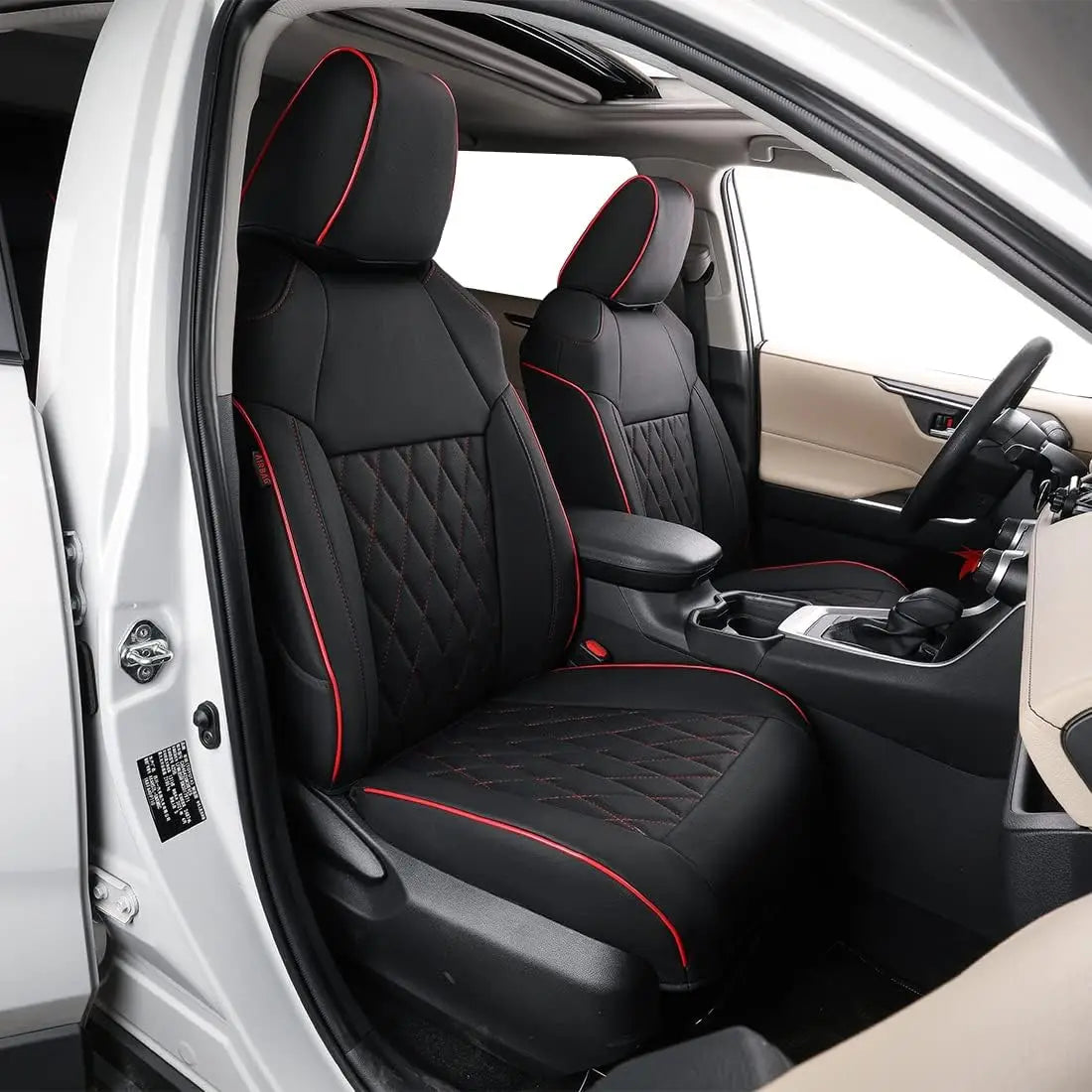 Ekr Custom Fit Waterproof Leather Seat Covers For Honda Hrv