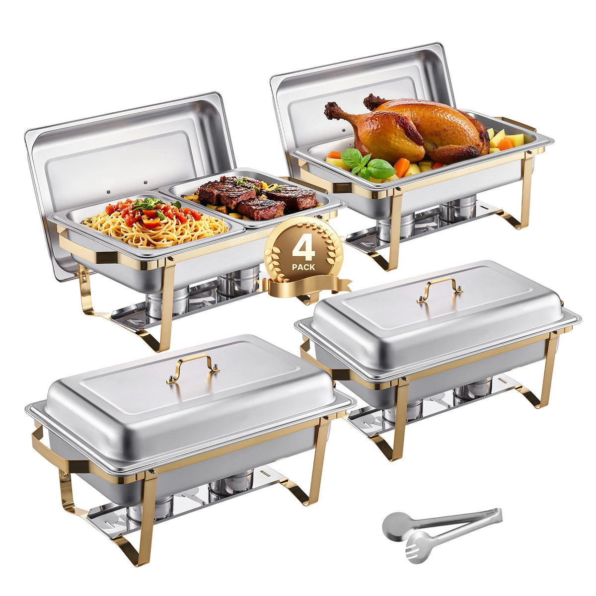 Succebuy Professional Chafing Dish Buffet Catering Food Warmer System