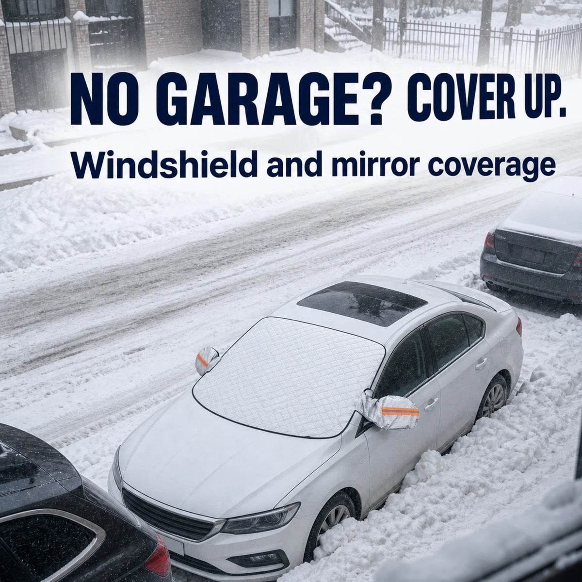 LCARS Car Windshield Snow Cover With Side Mirror Covers