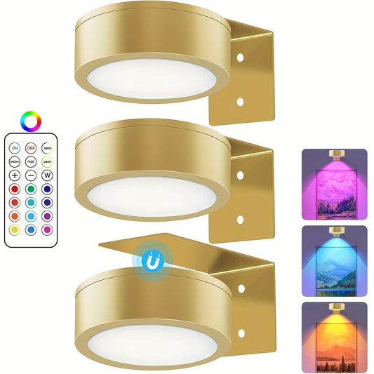 Dumiloo Rechargeable Magnetic Picture Light With Remote Control